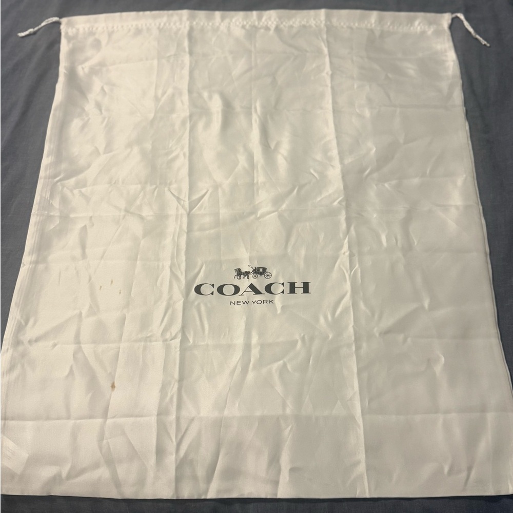 Coach white dust Bag